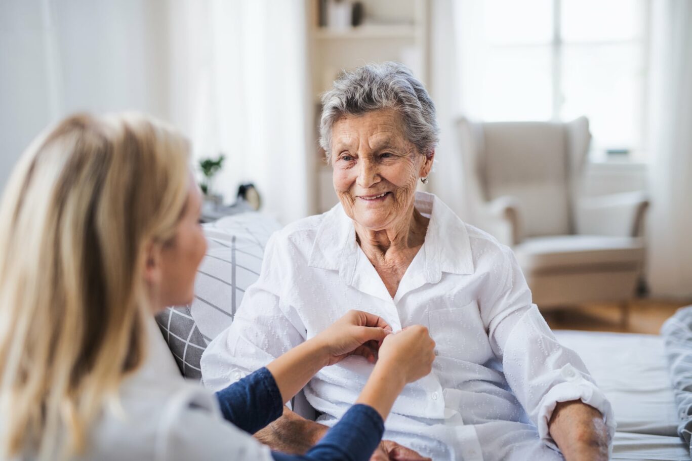 carer with senior woman