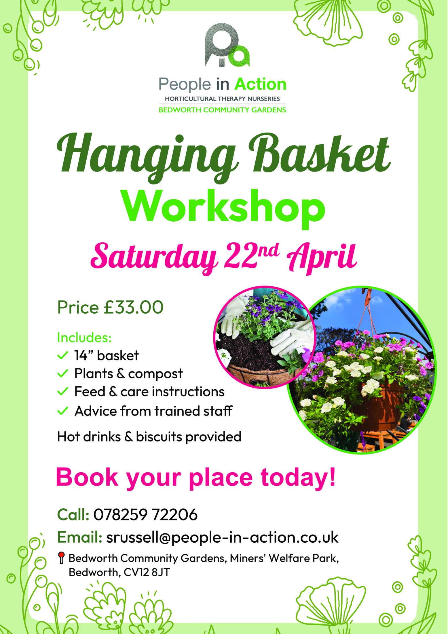 Hanging Basket People in Action